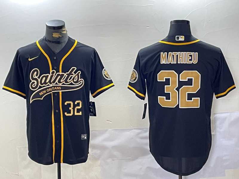 Men's New Orleans Saints #32 Tyrann Mathieu Black Cool Base Stitched Baseball Jerseys,We sell and wholesale Men's New Orleans Saints #32 Tyrann Mathieu Black Cool Base Stitched Baseball Jerseys on line form chian!